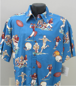 Football aloha shirt